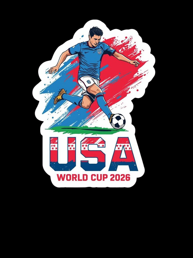 USA World Cup 2026 Soccer Player Flag Sticker by PACS0011