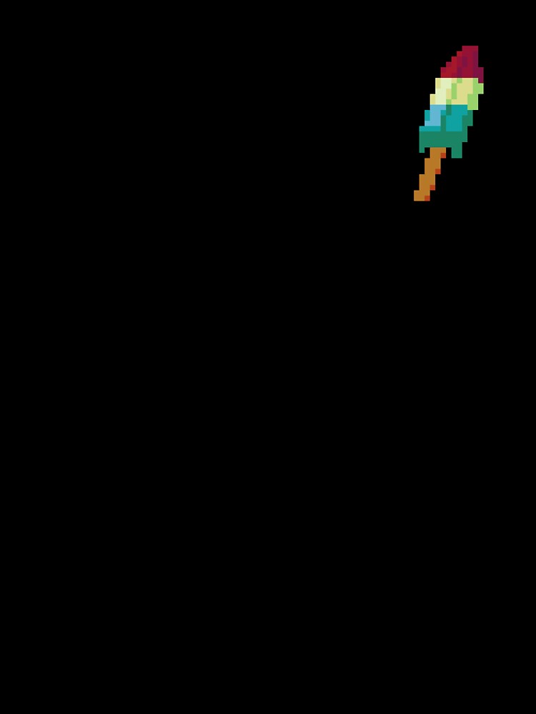 Pixel Firecracker Bomb pop - pixel food art by LittleFoodShop