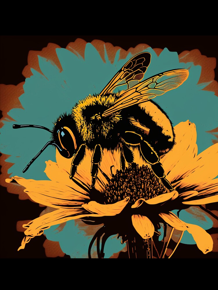Bee Pop Art 2 by AstroRisq