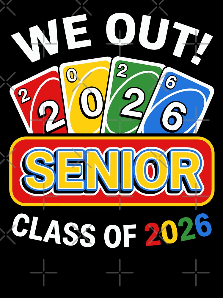 We Out Senior Class of 2026 Funny Graduation High School Senior Gift by gunaone-design
