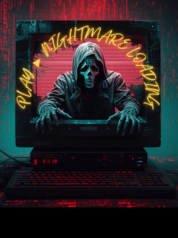 Ghost in the Machine – Retro-Tech Horror by DreamArt Creations