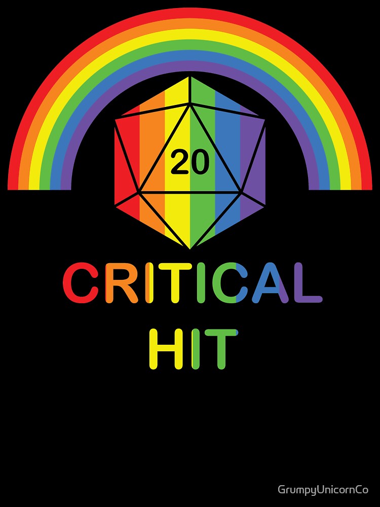 Rainbow Critical Hit by GrumpyUnicornCo