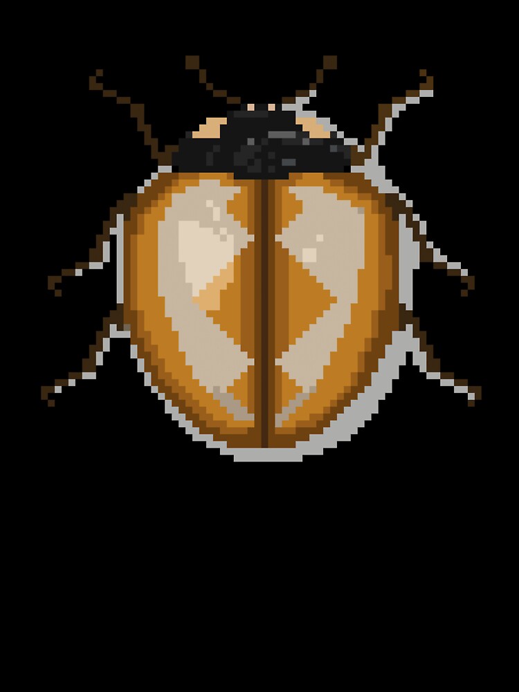 Pixel art beetle nº 040 by Kanistamps