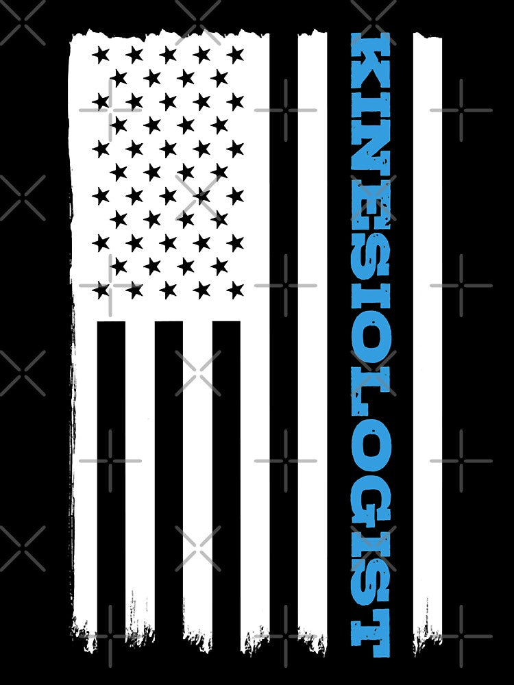 American Flag Kinesiologist USA Physical Therapist by LAWNMOWINGSER