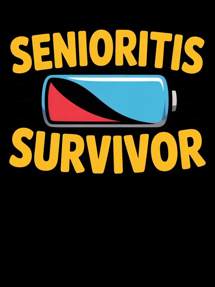 Senioritis Survivor Funny Class Senior of 2026 Graduation by Okada's t-shirts & accessories