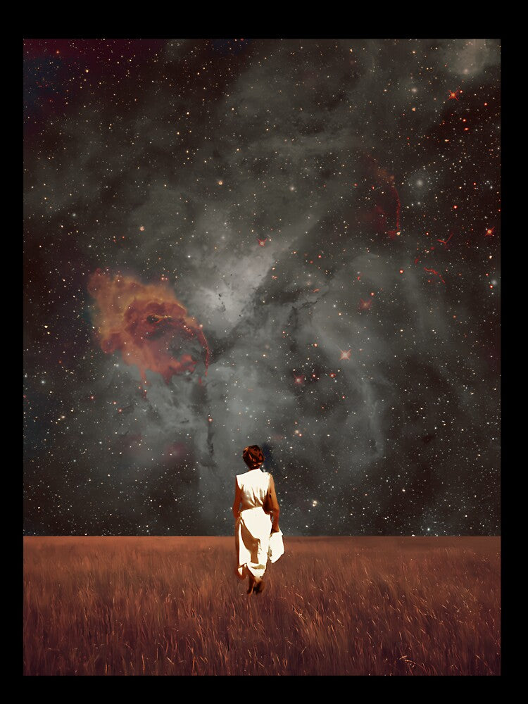 Follow Me Surreal Cosmic Doorway Art by cxjrusdkc4