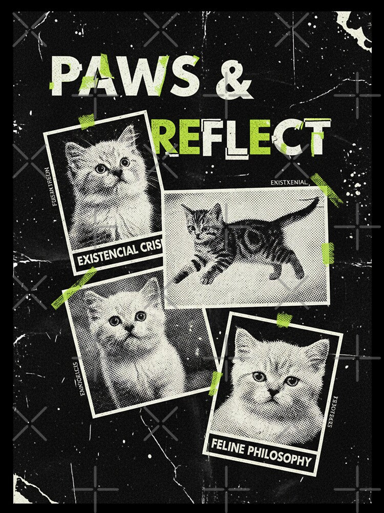 Grunge Collage of Indie Kittens by HeyHas