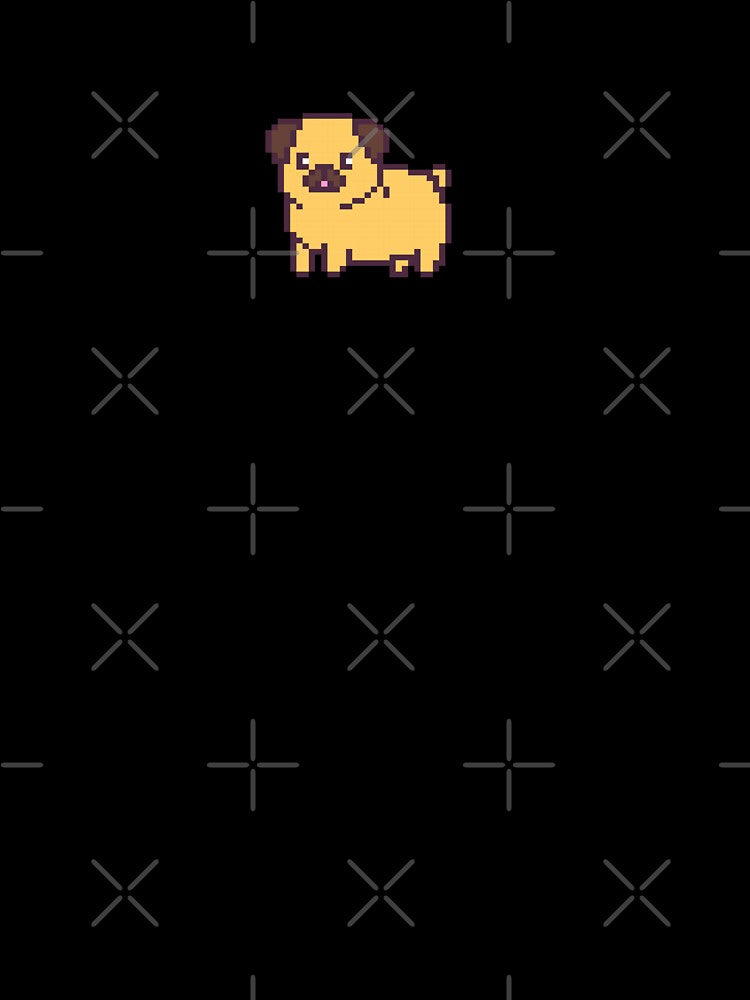 Pixel Art Pug by uxcomshop