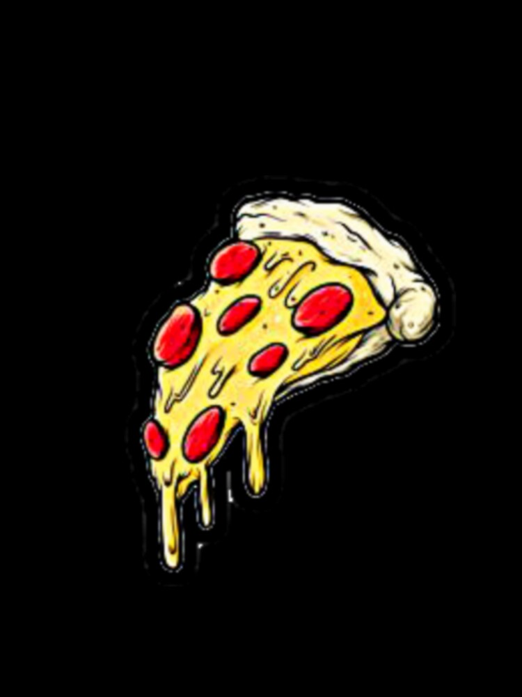 Pop Art | Cheesy Pizza by DuaaSiddiqui