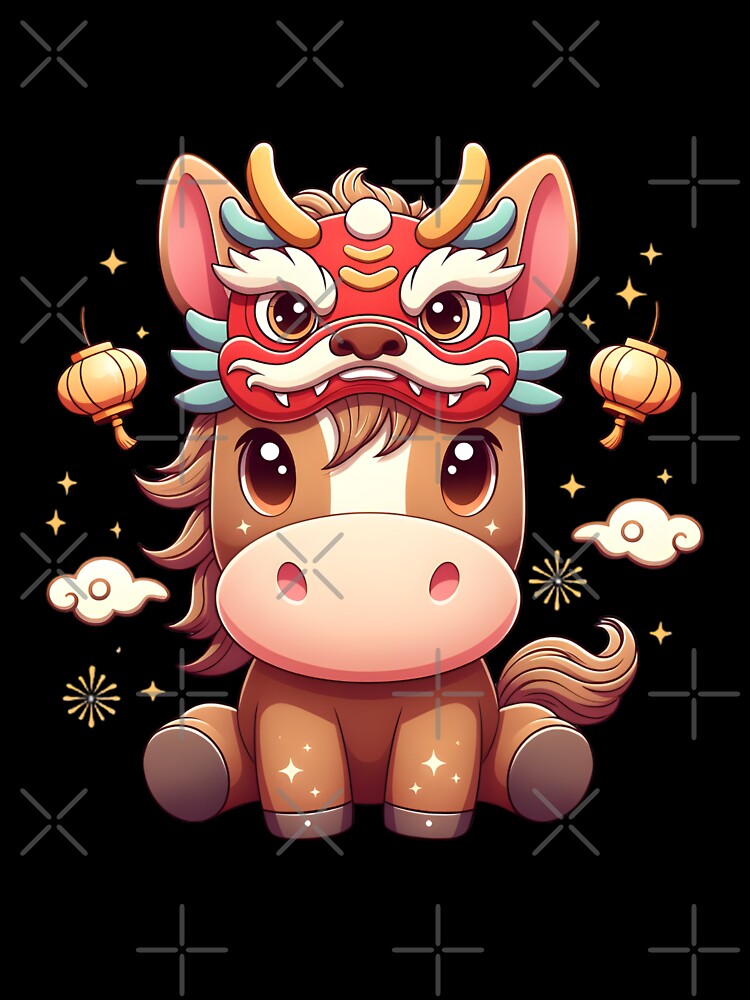 Cute Lunar New Year - Toddler Horse by GrumpySableye