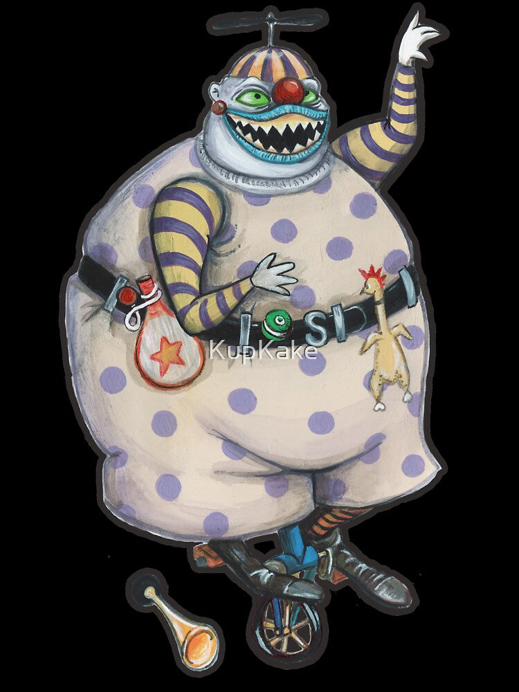 Clown With The Tear-Away Face by KupKake