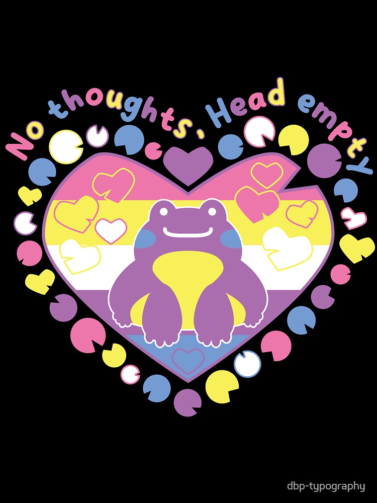 No thoughts, Head empty [bigender] by deadbeatprince-typography
