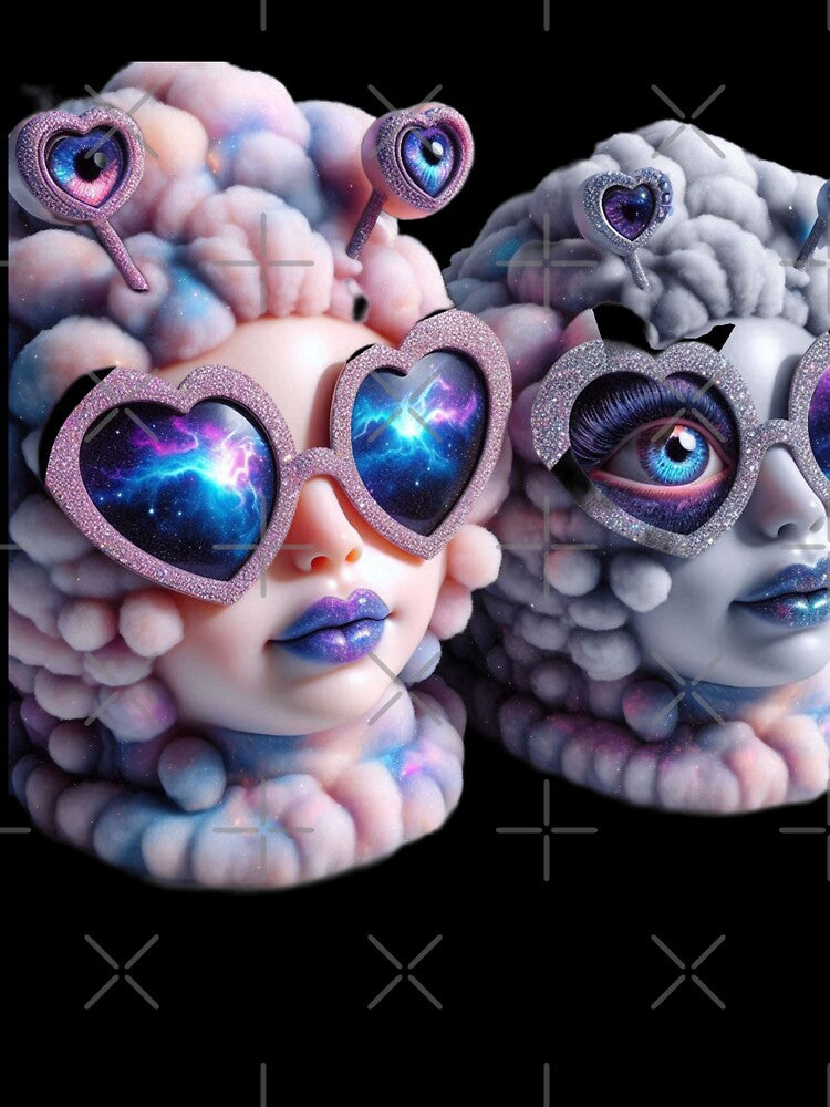 Galactic Cloud Duo by LujziWorld