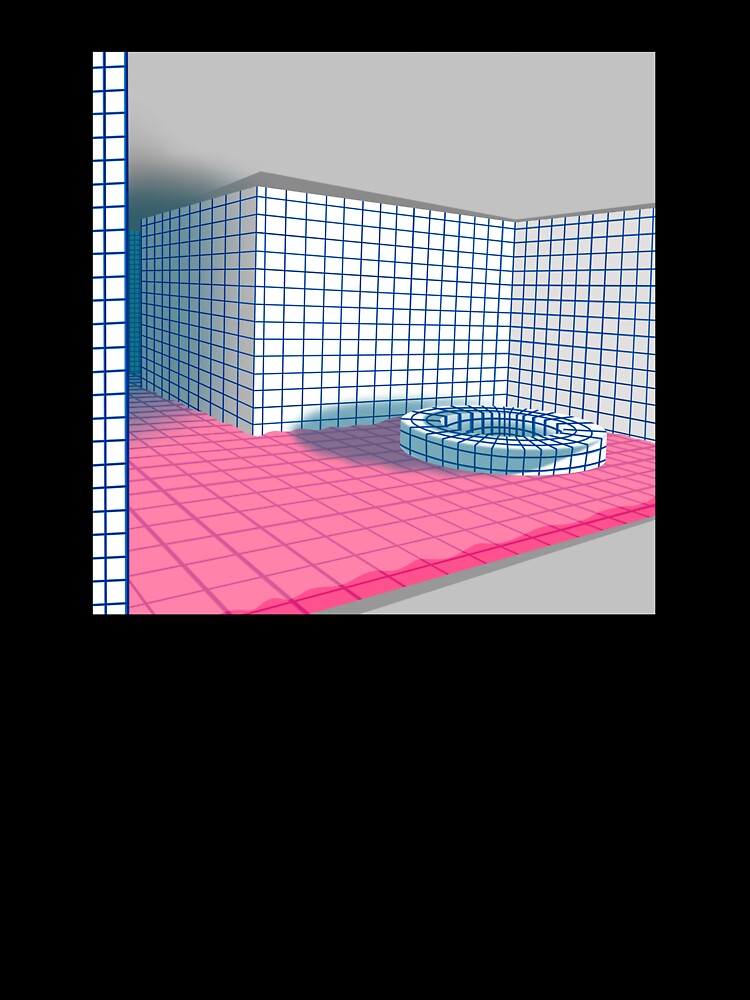 Liminal Space - Pink Pool Room by SpaceDiver-001