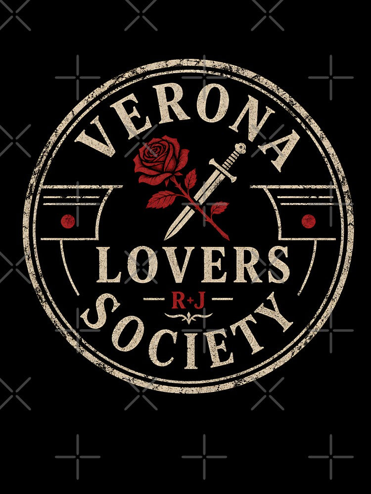 Verona Lovers Society Vintage Distressed Stamp Graphic by Fenay Designs