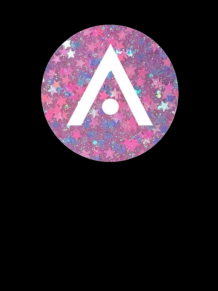 Pink Star Glitter Aveda Logo by Dalaura