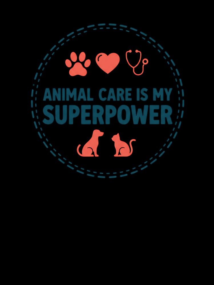 Animal Care Is My Superpower Shirt – Veterinarian Technician Gift by Muzgle