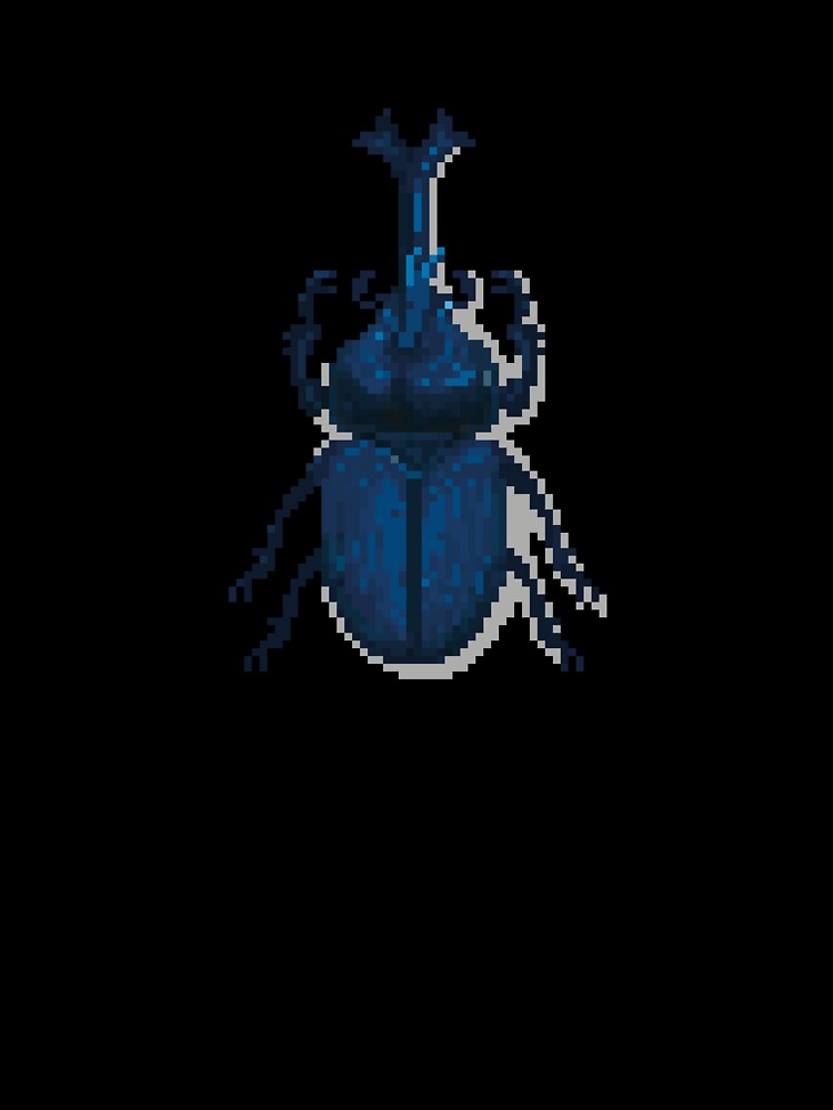 Pixel art beetle nº 51 by Kanistamps
