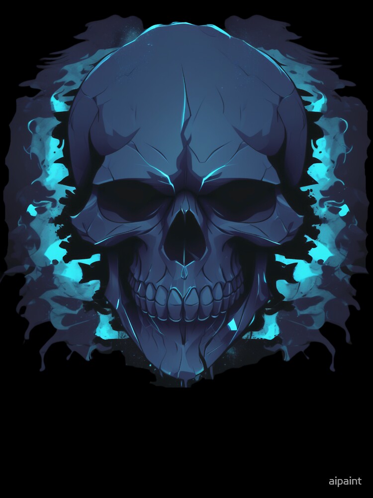 DARK SCULL  ART by aipaint