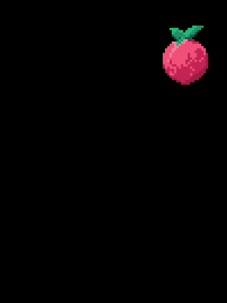 Pixel Peach - pixel food art by LittleFoodShop