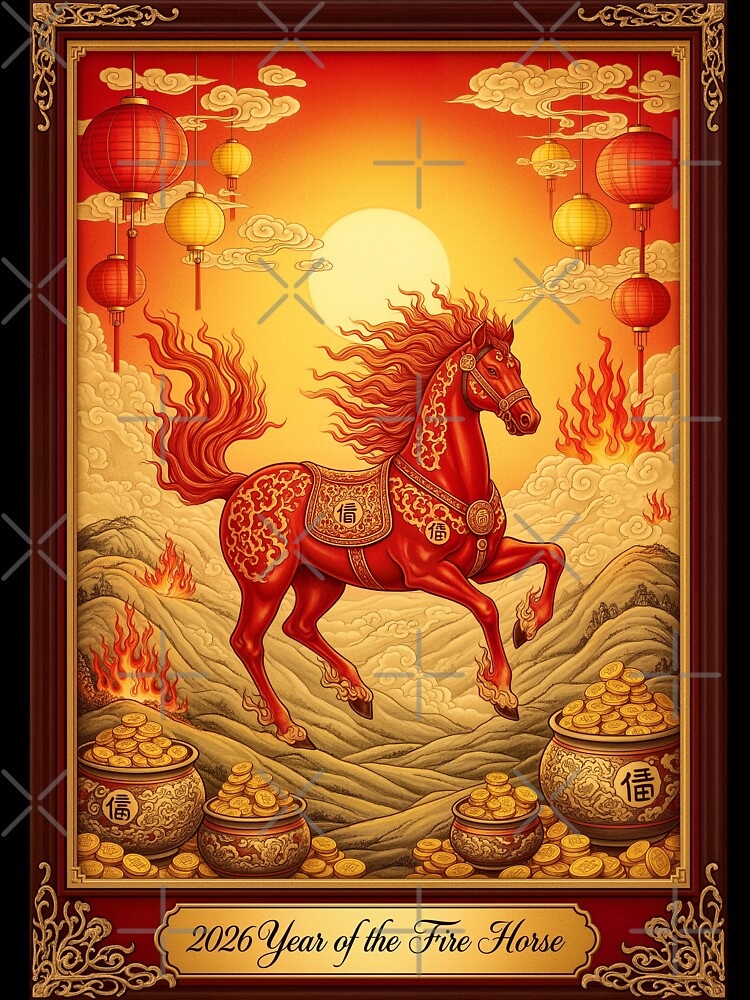 Year of the Fire Horse 2026 by aykiradesigns