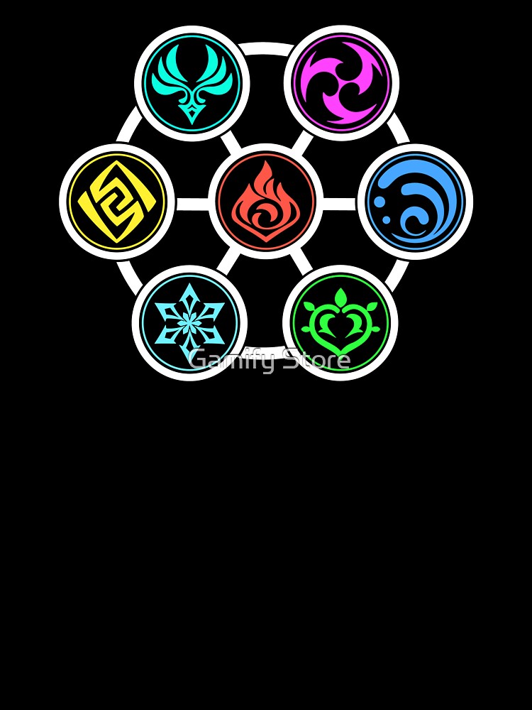 Genshin Impact Elements by Gamify Store