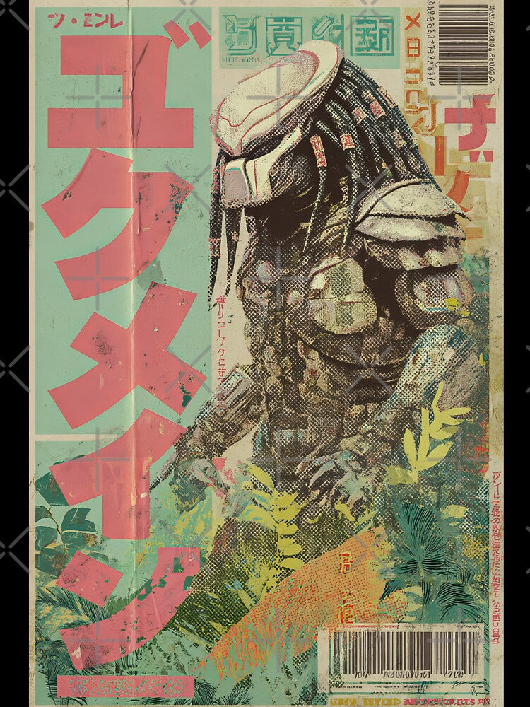 Predator Vintage Japanese Poster by AnimeArsenalPrints