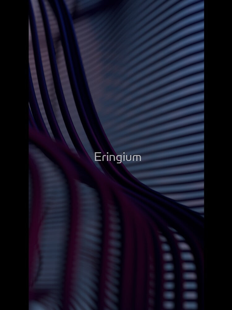 Abstract Waves of Purple Curves by Eringium