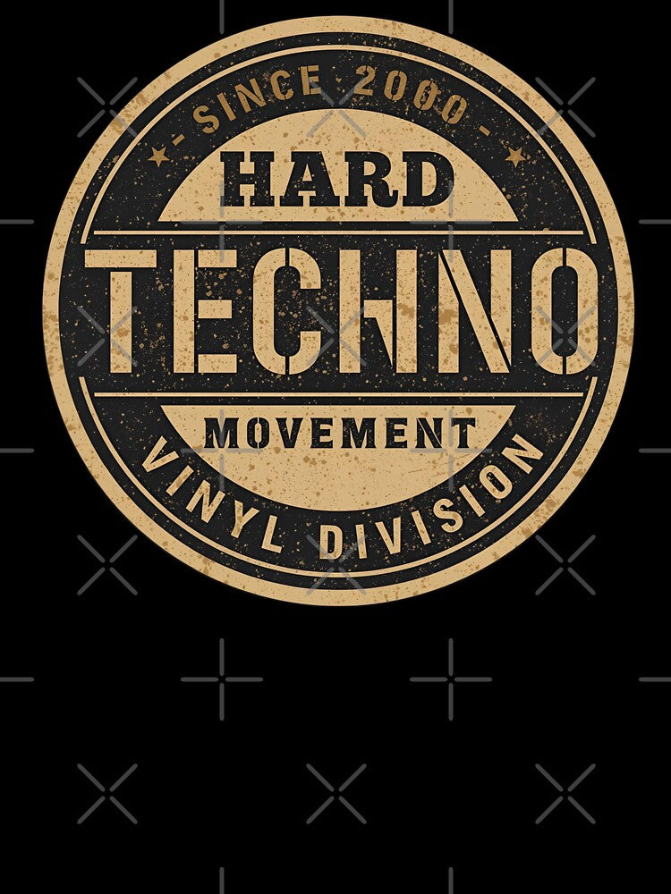 Hard Techno Movement – Industrial Club Culture Design by |TRSSHOP|