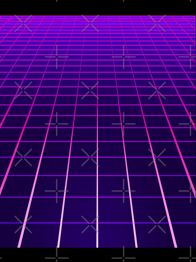 Minimal Synthwave Grid lines by MaiZephyr