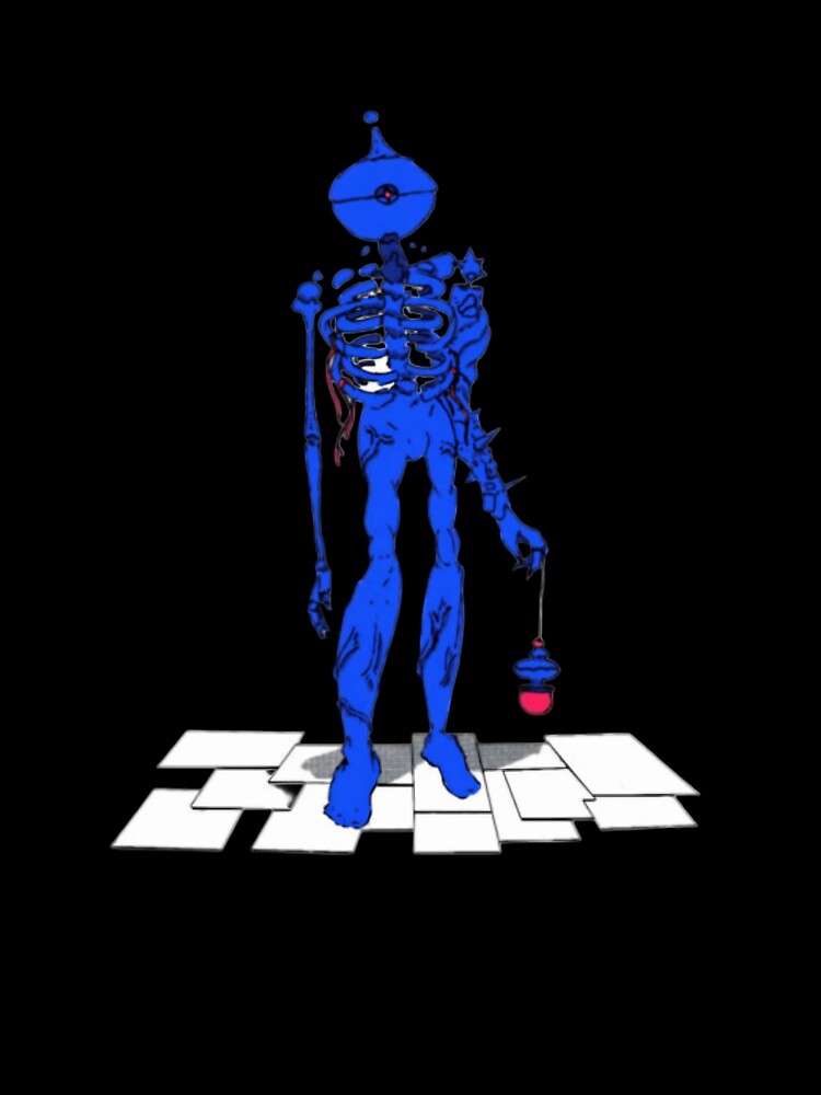 Surreal Blue Skeleton Void by Shoppamoppa