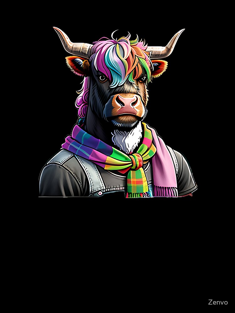 Big City - Highland Cow by Zenvo