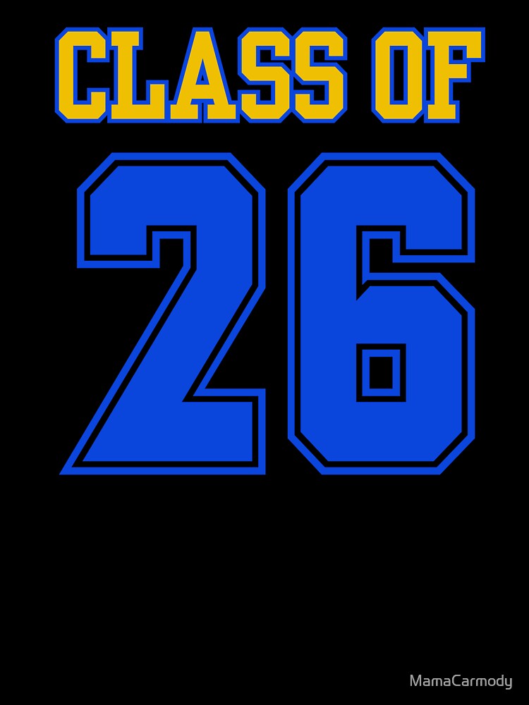 Class of 2026 Varsity Design with color by MamaCarmody