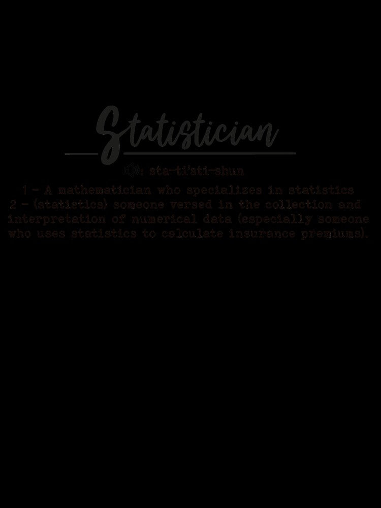 funny Statistician Definition, gifts by Enamy-DaD
