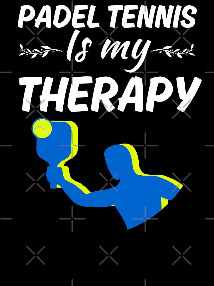 Padel tennis is my therapy, funny padel or paddle tennis club fan lover player by NBSStore