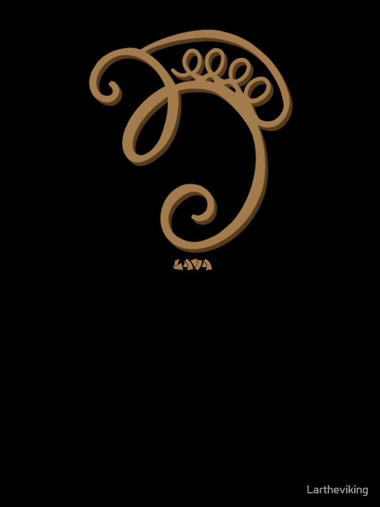 Lava Healing Reiki Symbol Hand Drawn Art by Lartheviking