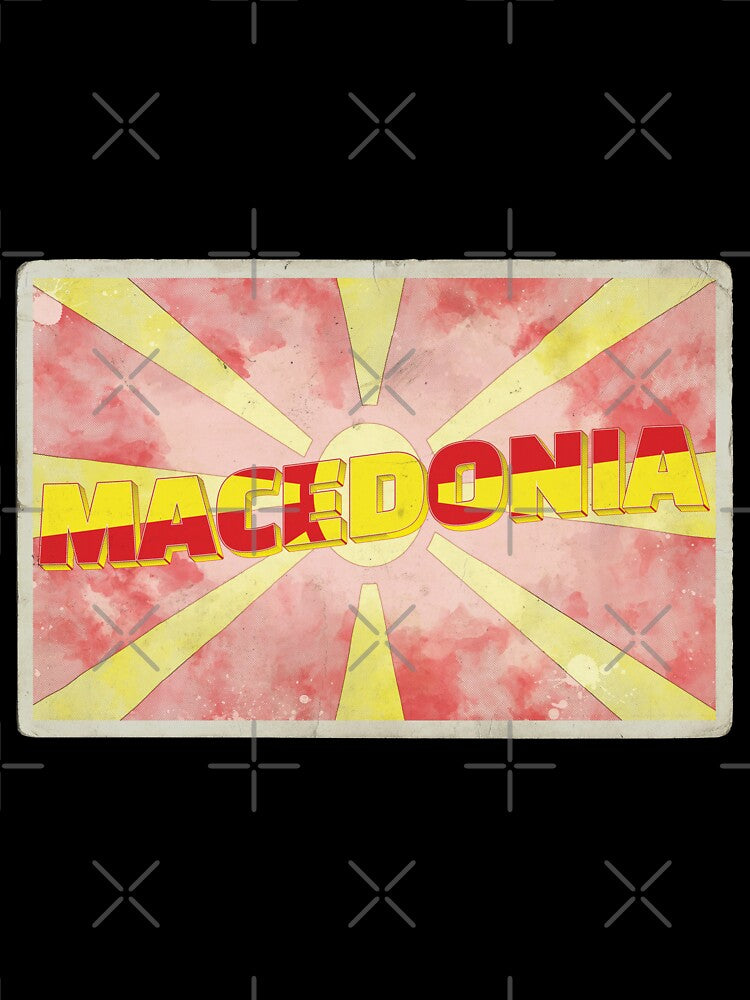 Macedonia Vintage style retro souvenir by DeveloperProp0