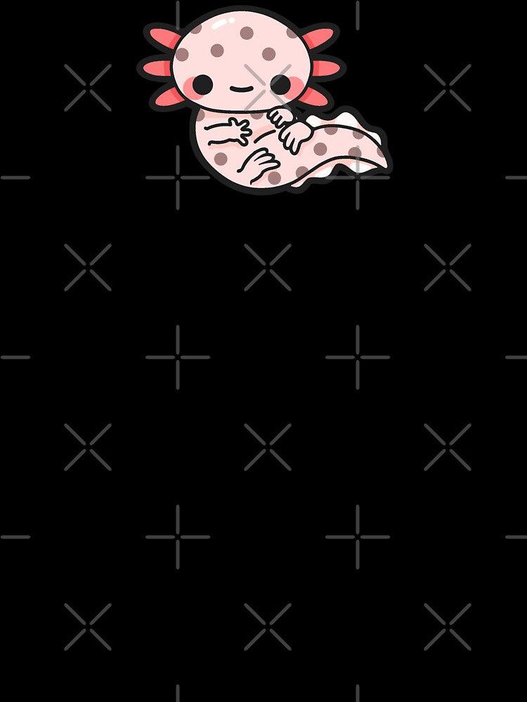 Piebald Axolotl by Mint Garden