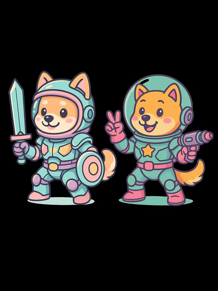 Duo Little Dog Warrior by Trendify-P