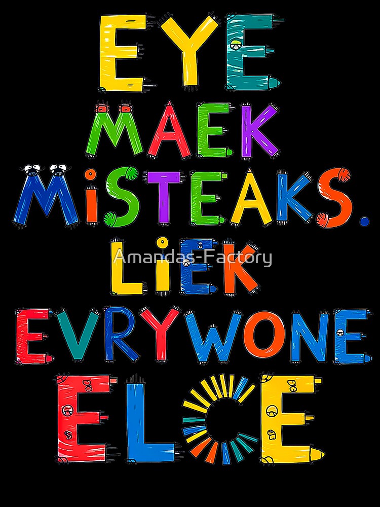 Misteak Funny Joke Humor by Amanda's Factory