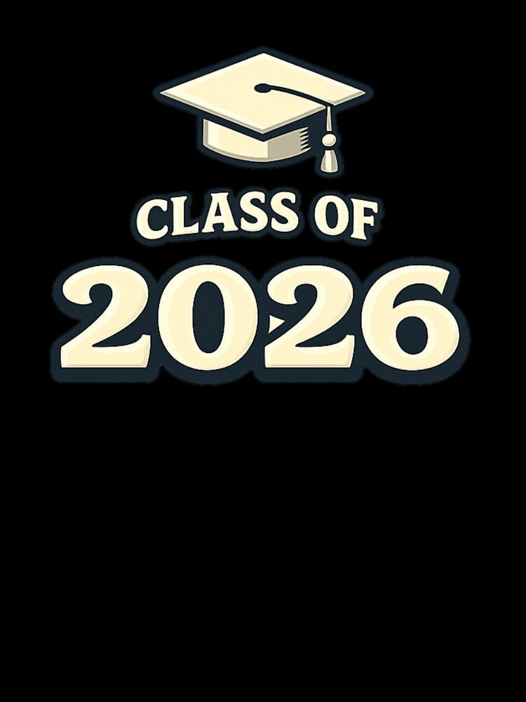 Class of 2026 Graduation Cap by PunchDrop