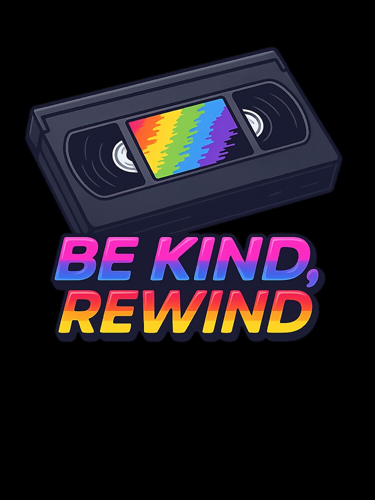 VHS Vibes – Be Kind, Rewind Retro Tape Design by Elias Kamstra