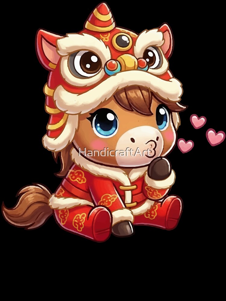Chinese New Year Horse 2026 Zodiac by HandicraftArt