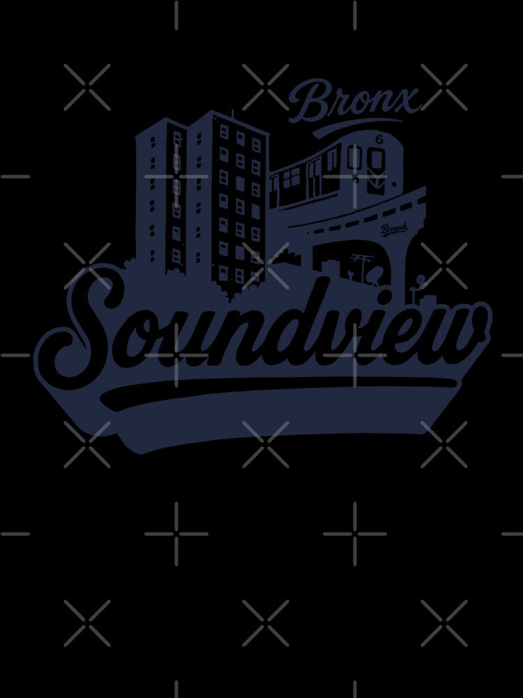 Bold Soundview NYC Neighborhood Graphic by Boogosh