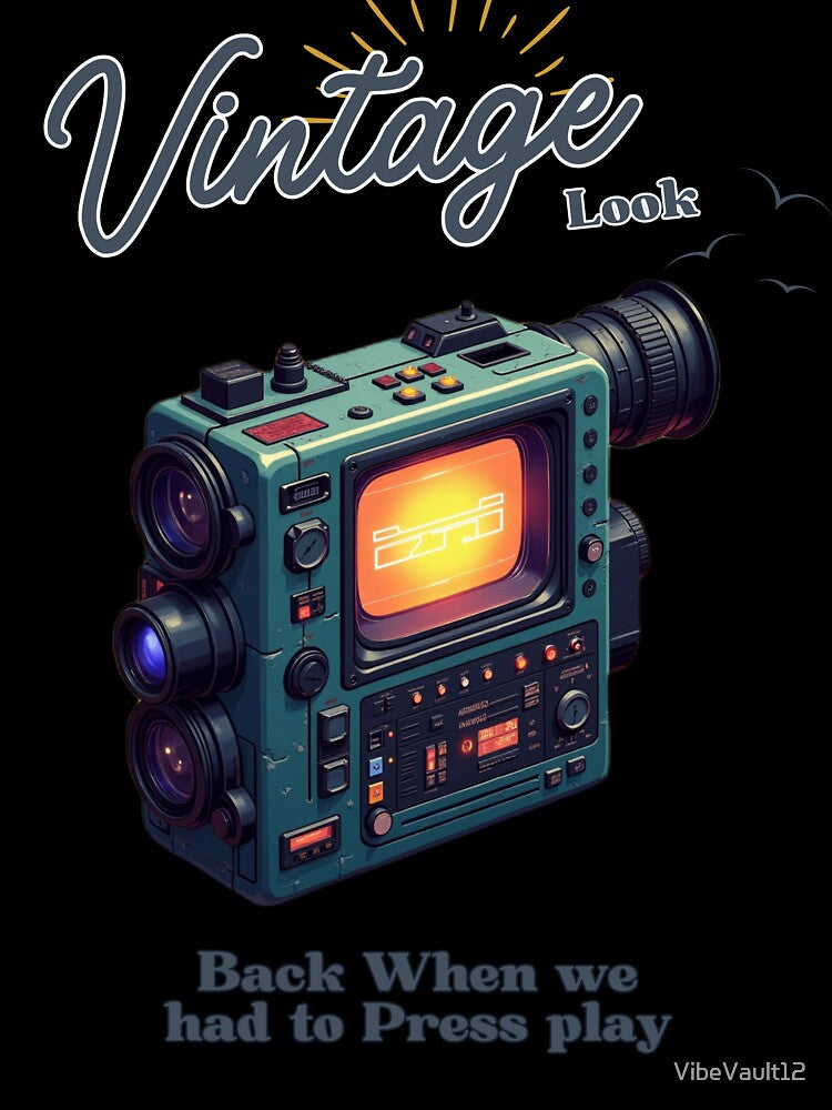 Relive the VHS Era – Retro Camcorde with 80s Glitch Effects by VibeVault12