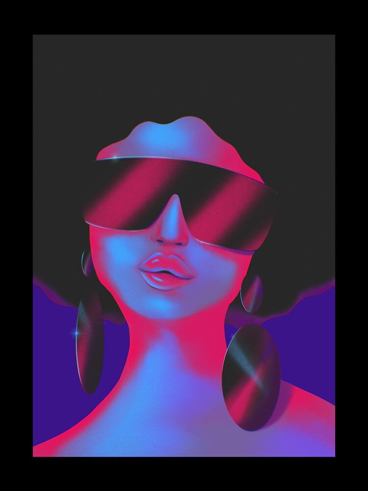 80s Disco Woman by mewastudio
