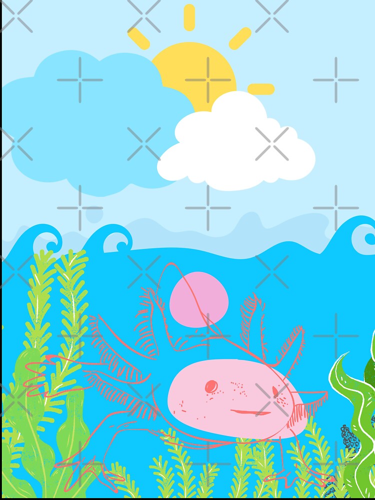 Copy of Axolotl Cartoon pattern by Paint84