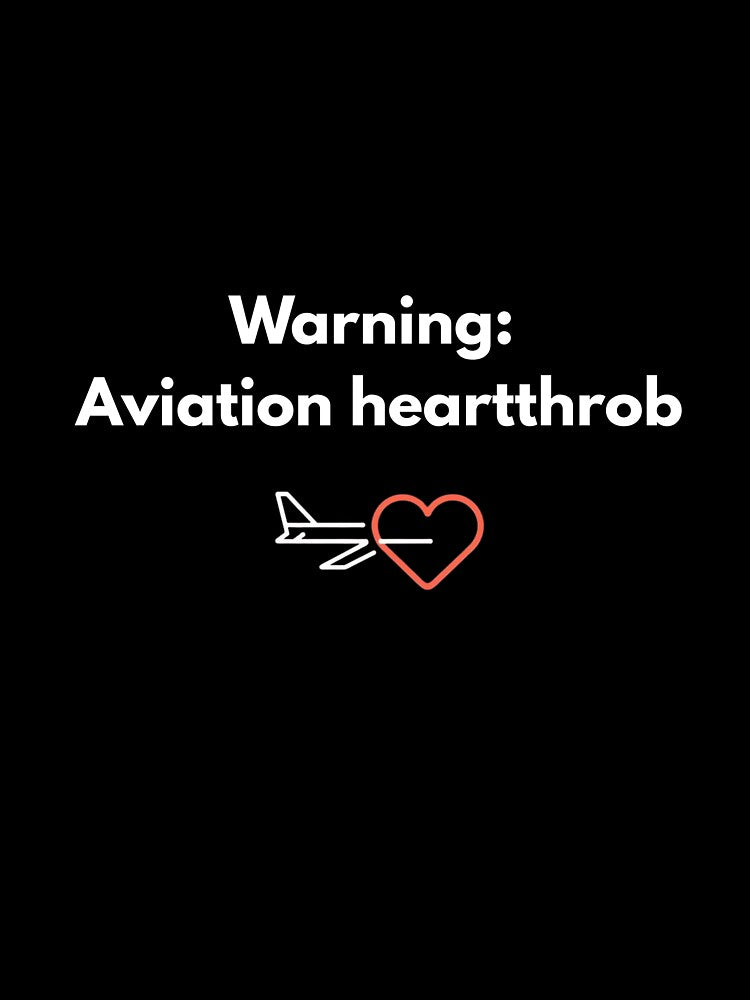 Warning: Aviation Heartthrob Valentine Design by Kewelka