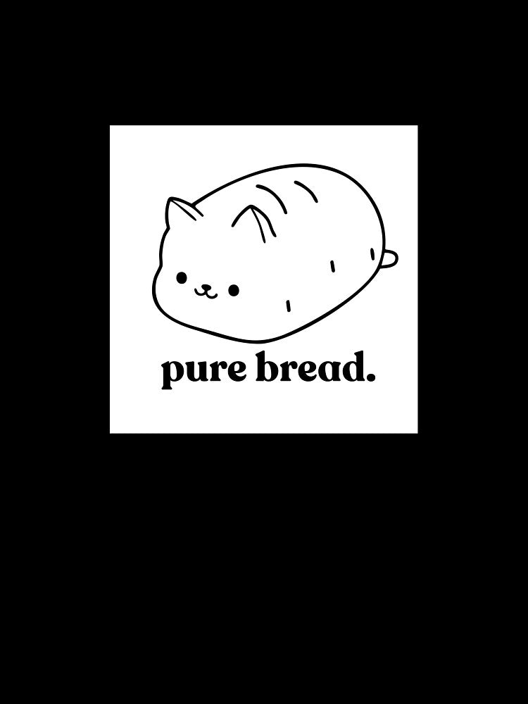 Purebread (loaf B&W) by celinesaurus