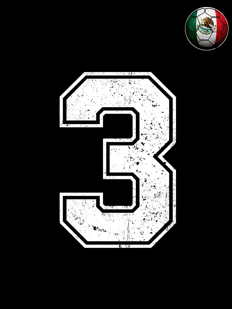 Number 3 Canada Flag Football Fan by BernoNickel
